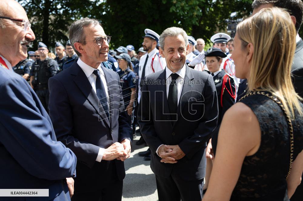 Ceremony in tribute to late policewoman Aurelie Fouquet - Villiers-sur-Marne