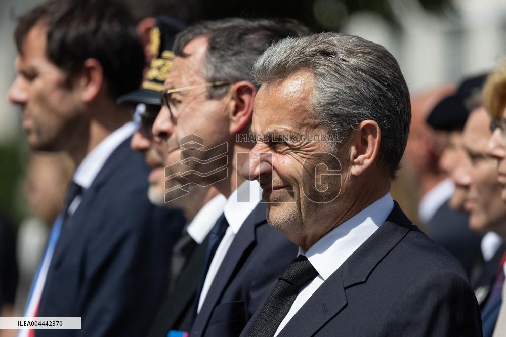 Ceremony in tribute to late policewoman Aurelie Fouquet - Villiers-sur-Marne