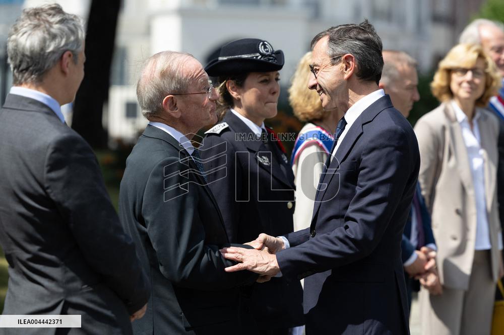 Ceremony in tribute to late policewoman Aurelie Fouquet - Villiers-sur-Marne