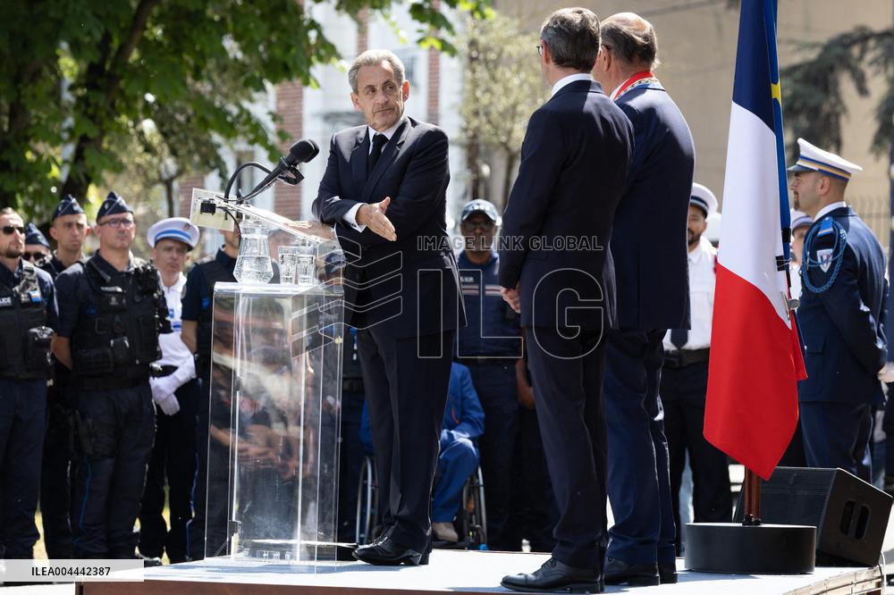 Ceremony in tribute to late policewoman Aurelie Fouquet - Villiers-sur-Marne