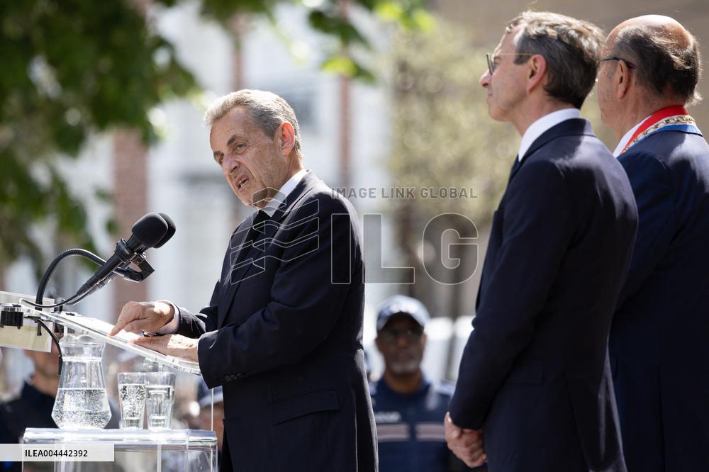 Ceremony in tribute to late policewoman Aurelie Fouquet - Villiers-sur-Marne