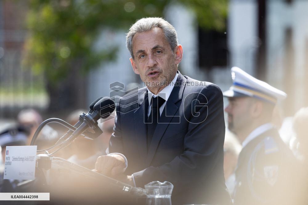 Ceremony in tribute to late policewoman Aurelie Fouquet - Villiers-sur-Marne