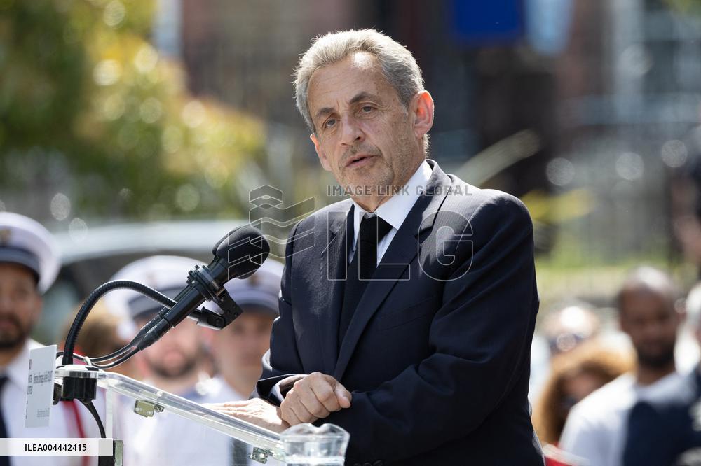 Ceremony in tribute to late policewoman Aurelie Fouquet - Villiers-sur-Marne