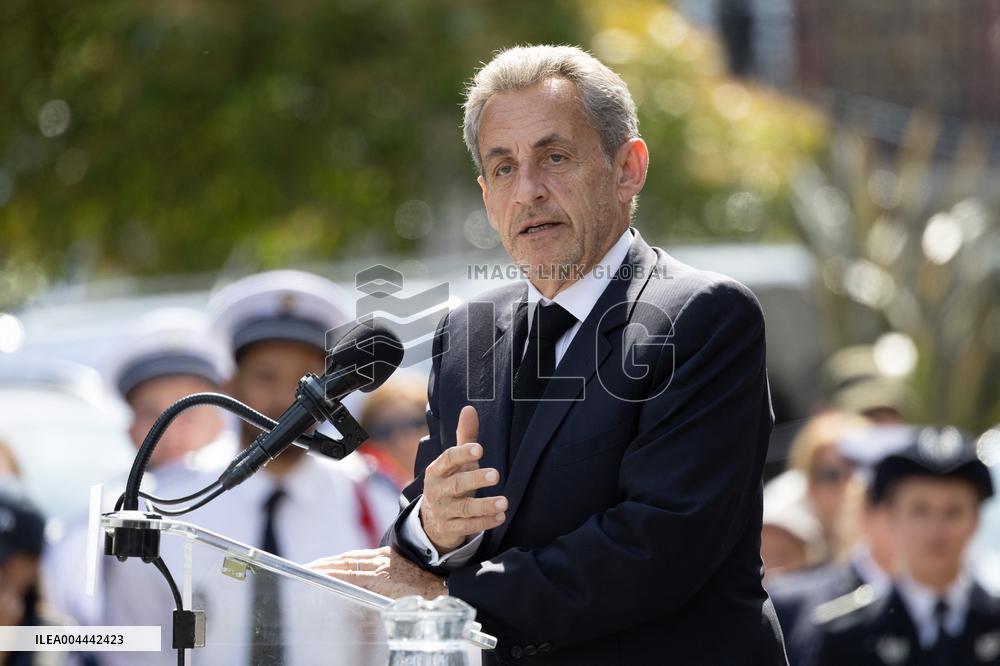 Ceremony in tribute to late policewoman Aurelie Fouquet - Villiers-sur-Marne