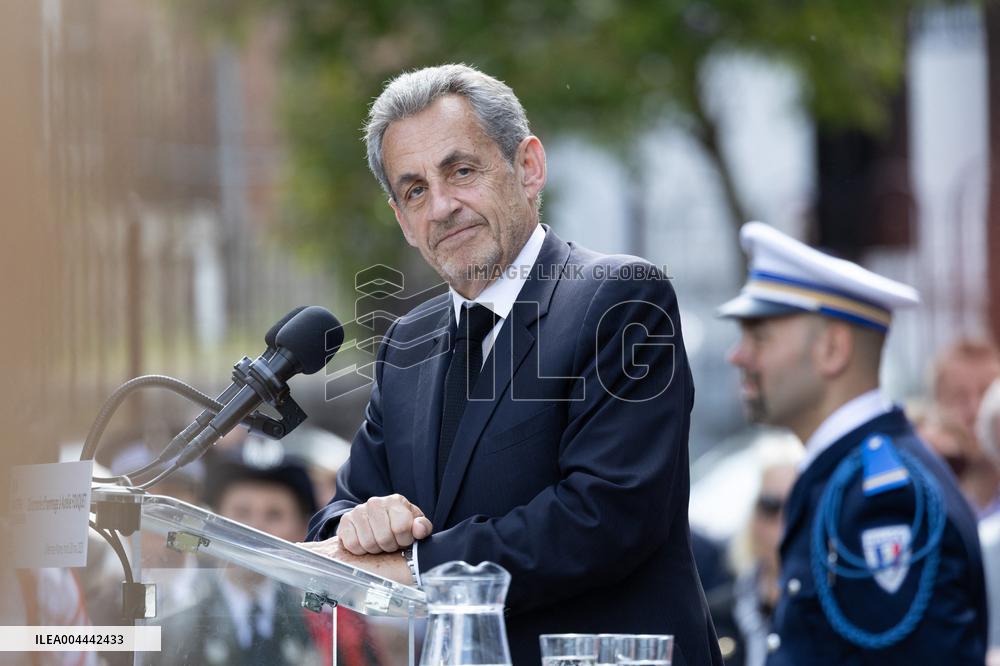 Ceremony in tribute to late policewoman Aurelie Fouquet - Villiers-sur-Marne