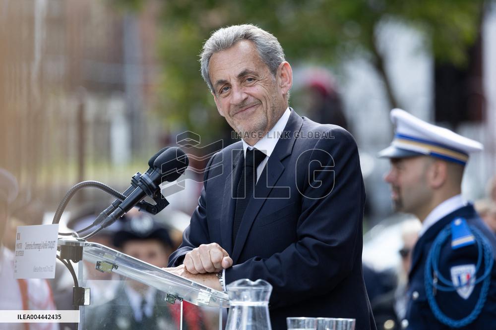 Ceremony in tribute to late policewoman Aurelie Fouquet - Villiers-sur-Marne