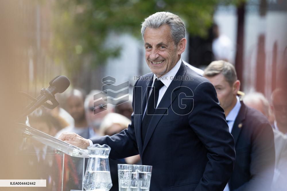 Ceremony in tribute to late policewoman Aurelie Fouquet - Villiers-sur-Marne