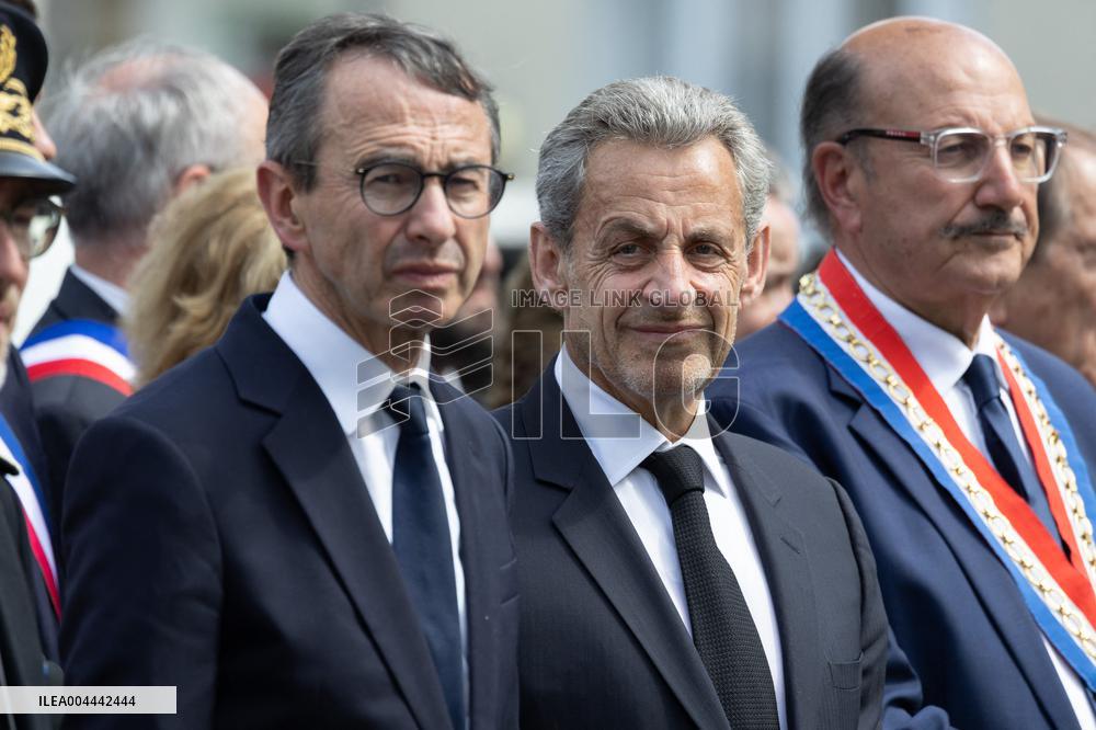 Ceremony in tribute to late policewoman Aurelie Fouquet - Villiers-sur-Marne