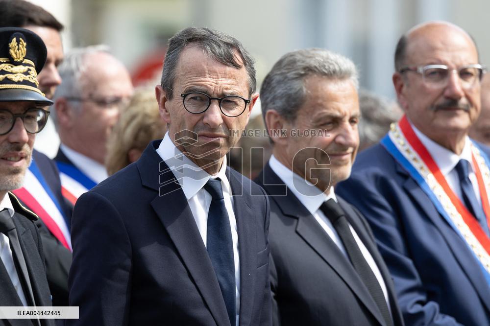 Ceremony in tribute to late policewoman Aurelie Fouquet - Villiers-sur-Marne