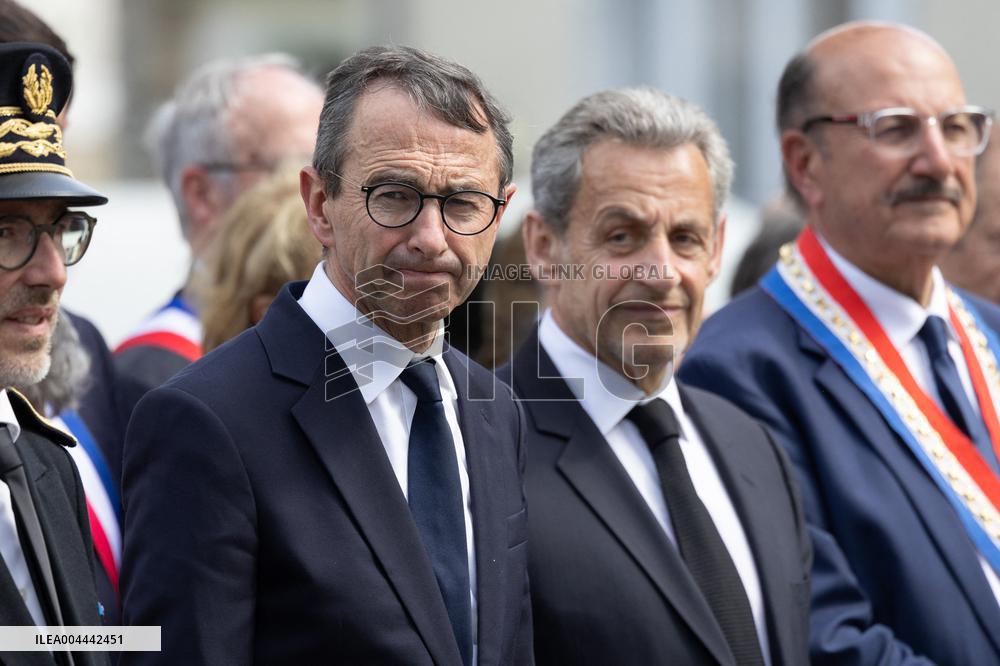 Ceremony in tribute to late policewoman Aurelie Fouquet - Villiers-sur-Marne