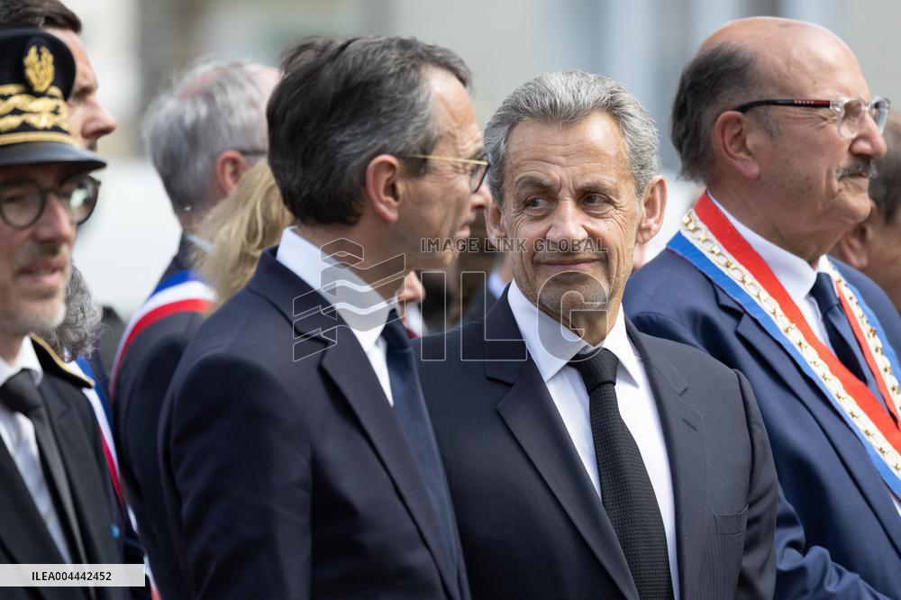 Ceremony in tribute to late policewoman Aurelie Fouquet - Villiers-sur-Marne