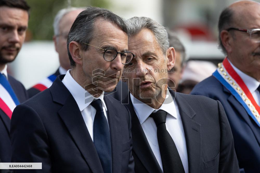 Ceremony in tribute to late policewoman Aurelie Fouquet - Villiers-sur-Marne