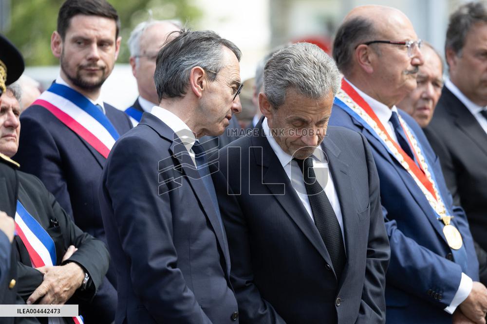 Ceremony in tribute to late policewoman Aurelie Fouquet - Villiers-sur-Marne