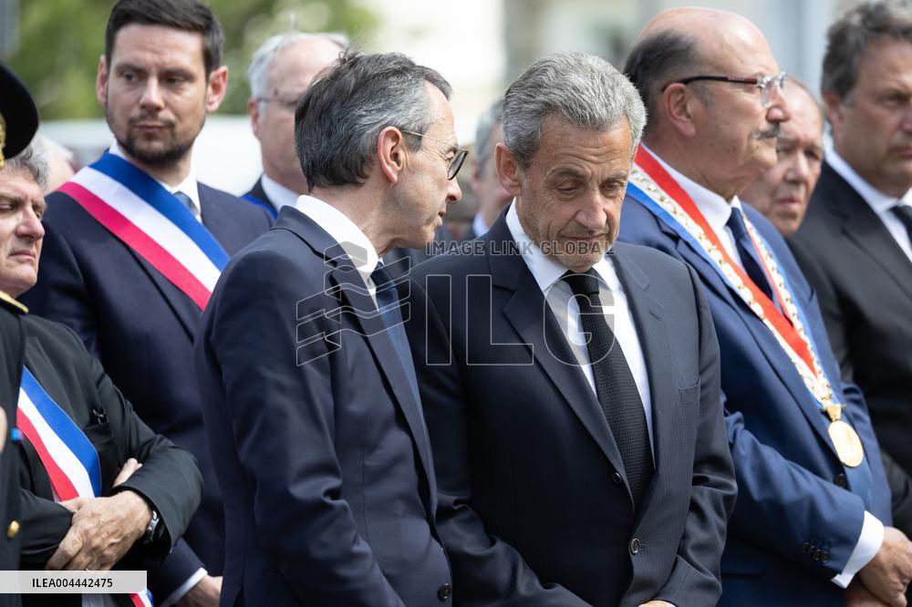 Ceremony in tribute to late policewoman Aurelie Fouquet - Villiers-sur-Marne