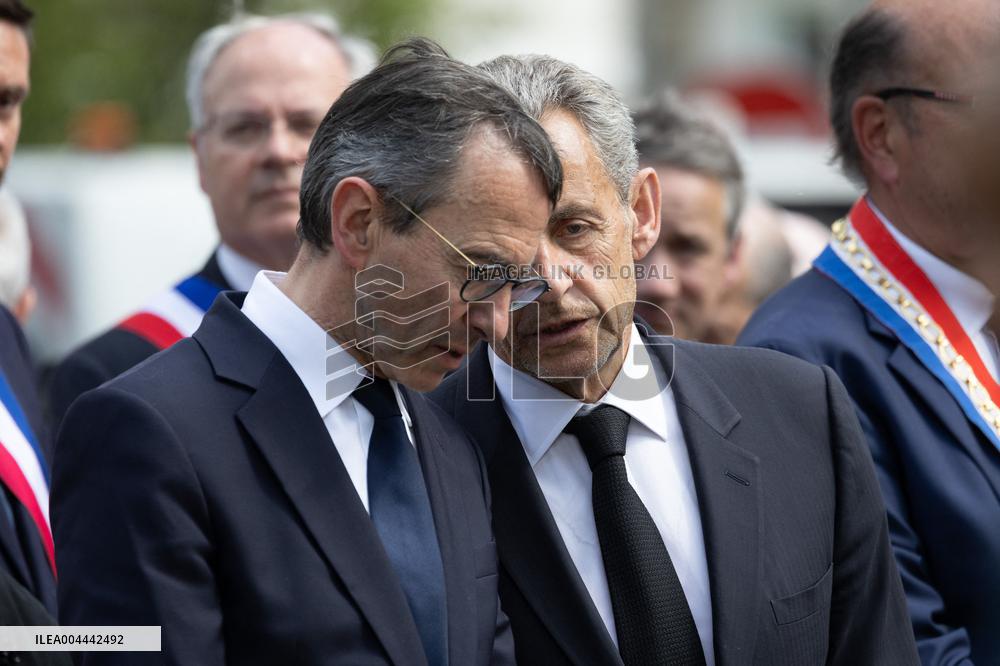 Ceremony in tribute to late policewoman Aurelie Fouquet - Villiers-sur-Marne