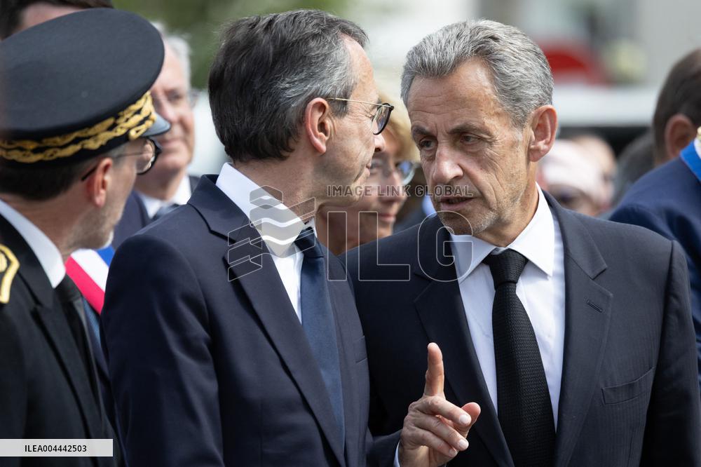 Ceremony in tribute to late policewoman Aurelie Fouquet - Villiers-sur-Marne