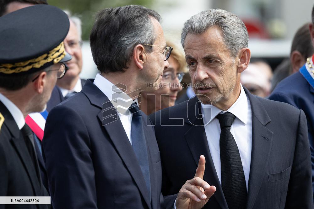 Ceremony in tribute to late policewoman Aurelie Fouquet - Villiers-sur-Marne