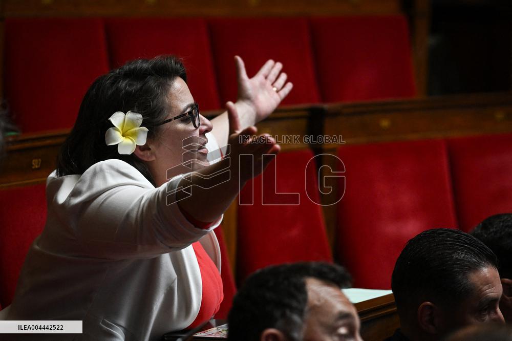 Questions to the government at the National Assembly in Paris FA