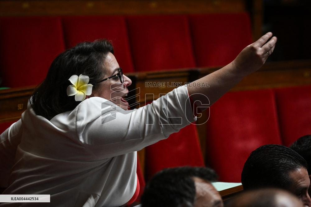 Questions to the government at the National Assembly in Paris FA
