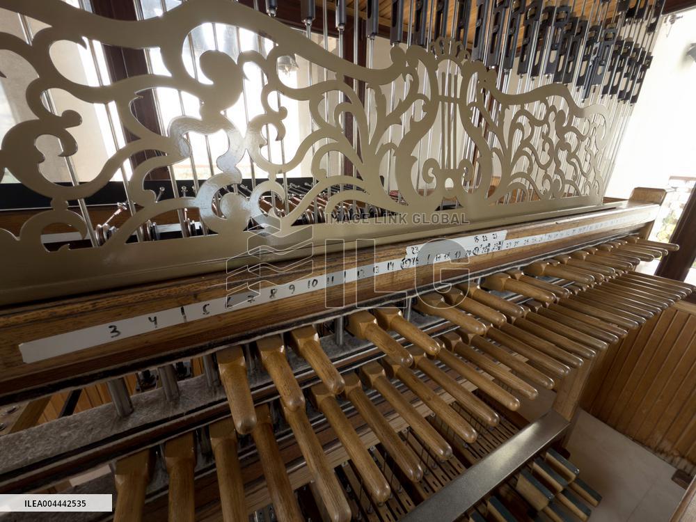 Bell ringing at St Michael's Monastery in Kyiv