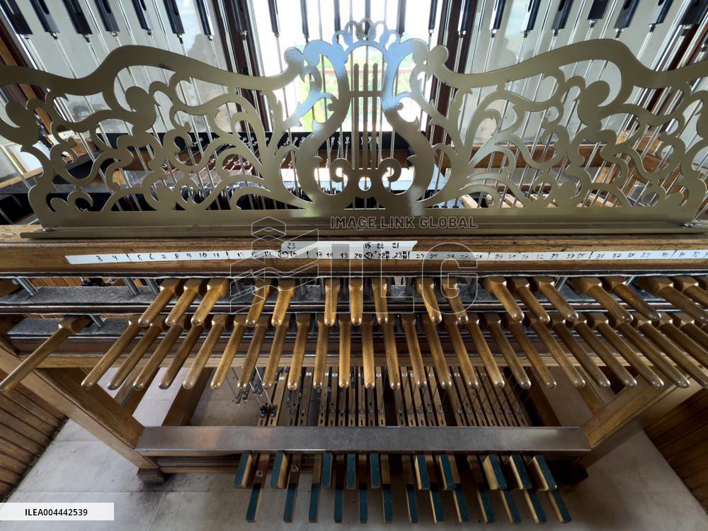 Bell ringing at St Michael's Monastery in Kyiv