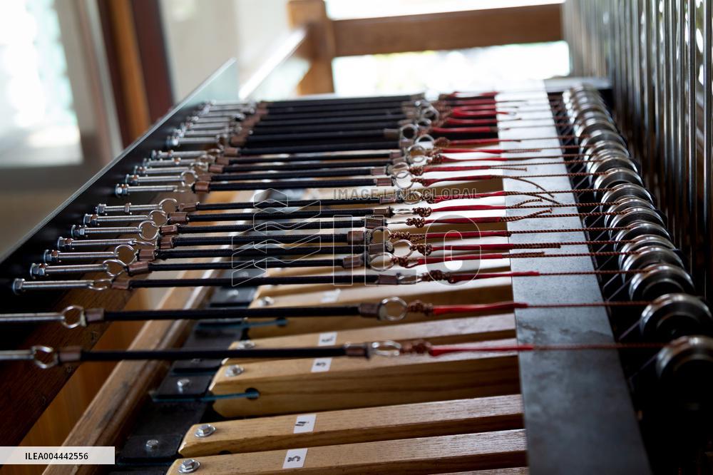Bell ringing at St Michael's Monastery in Kyiv