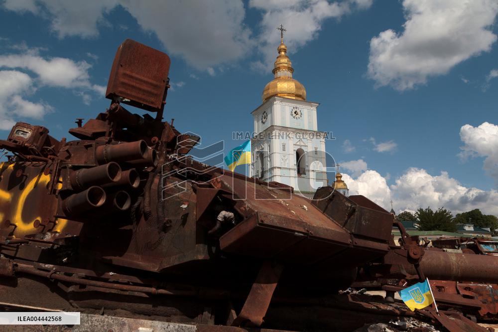 Bell ringing at St Michael's Monastery in Kyiv