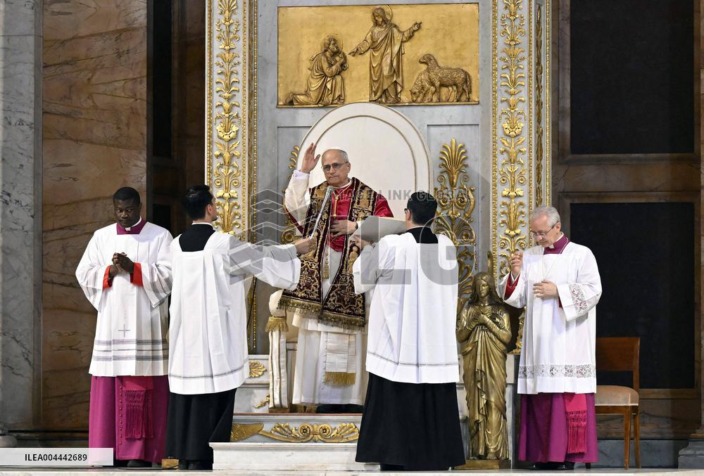 Pope Leo XIV Visits St. Paul Basilica - Rome