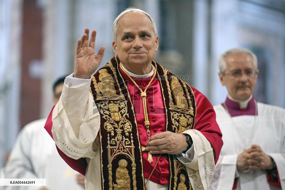 Pope Leo XIV Visits St. Paul Basilica - Rome