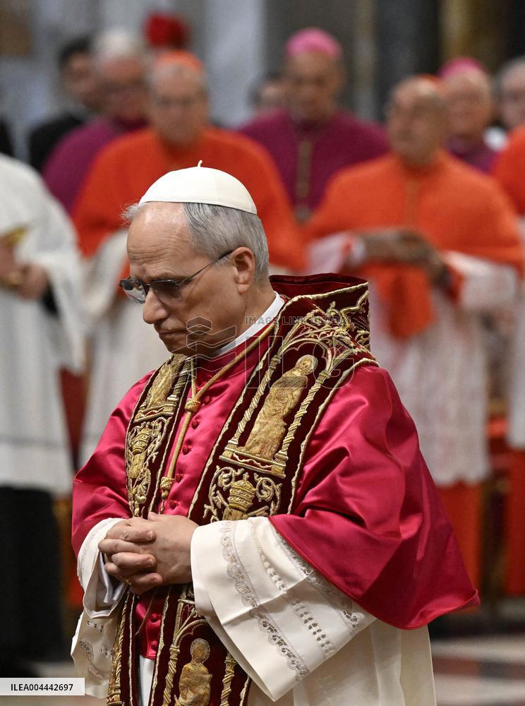 Pope Leo XIV Visits St. Paul Basilica - Rome