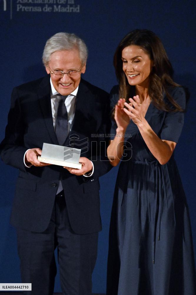 Spanish Royal Couple At Madrid Press Association Awards Ceremony - Spain