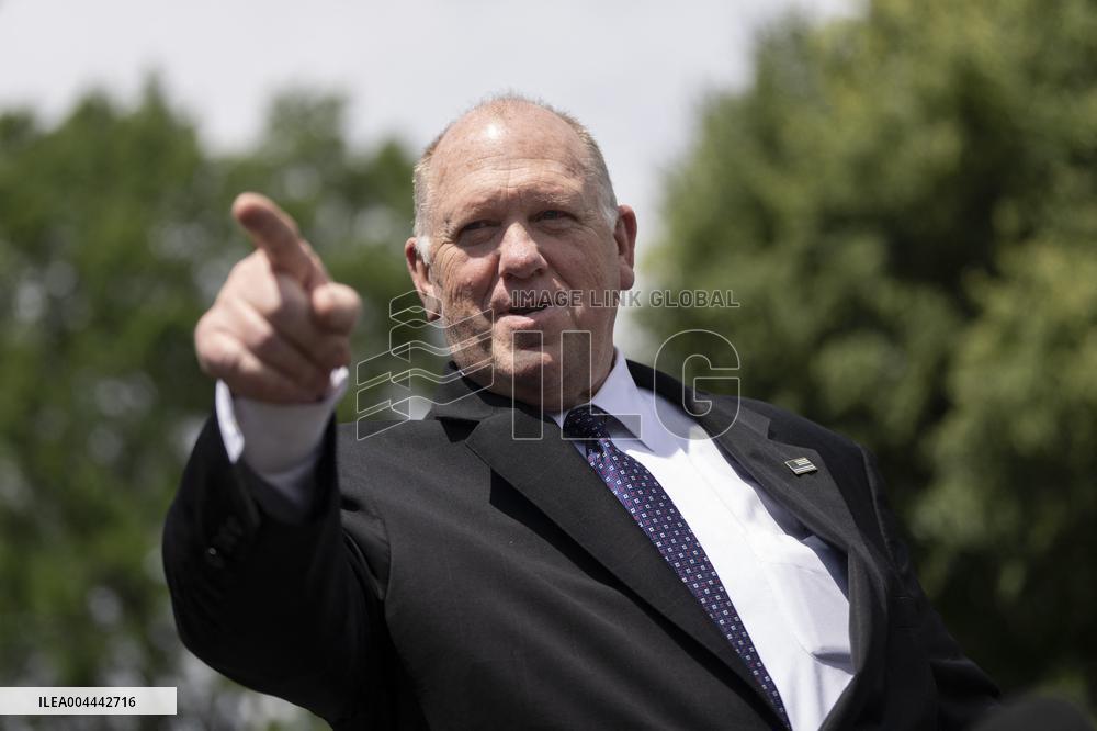 Border Czar Tom Homan speaks to the media