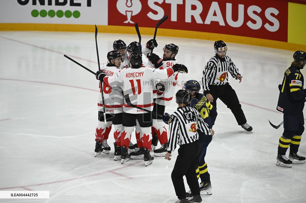 ICE HOCKEY WC SWEDEN-CANADA