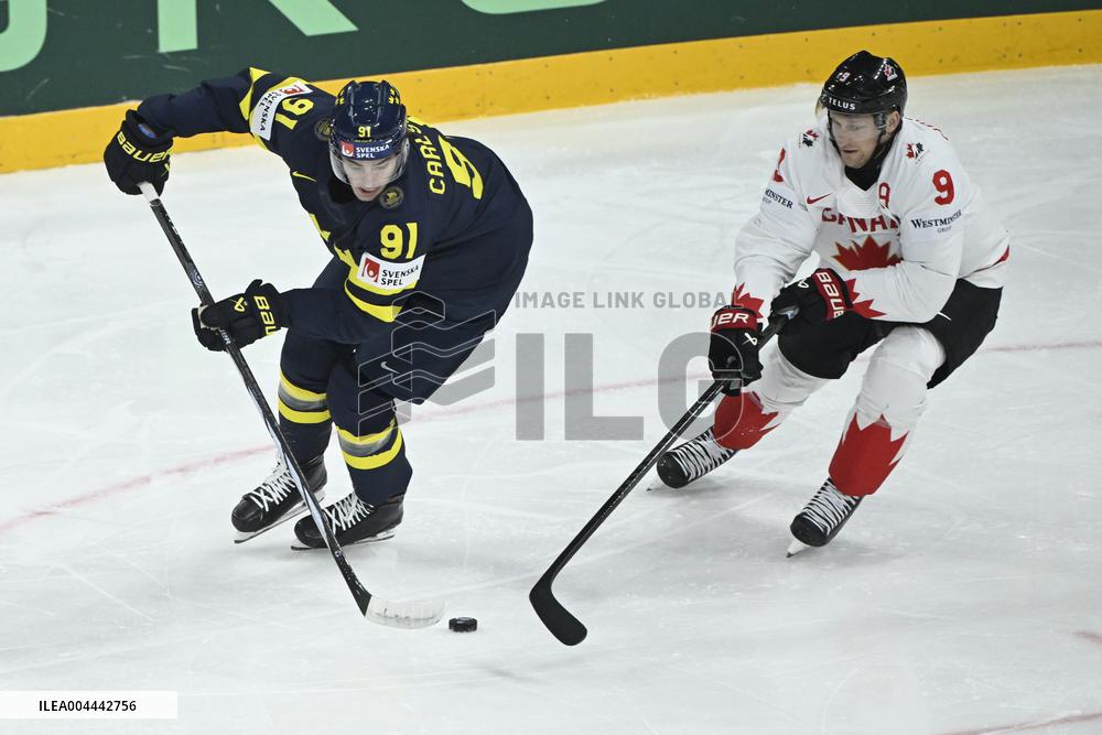 ICE HOCKEY WC SWEDEN-CANADA