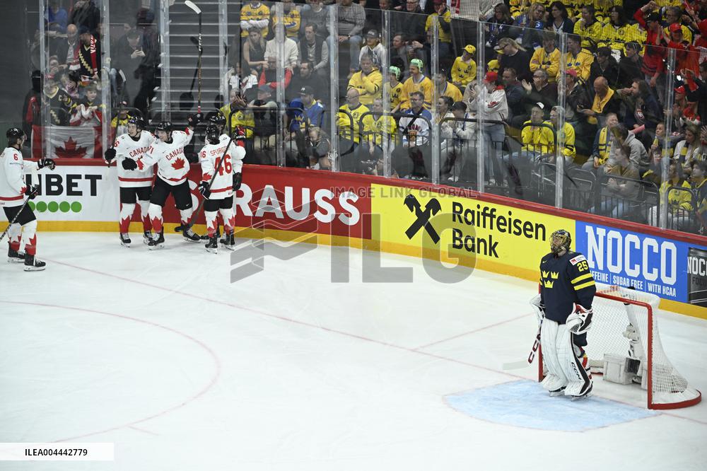 ICE HOCKEY WC SWEDEN-CANADA