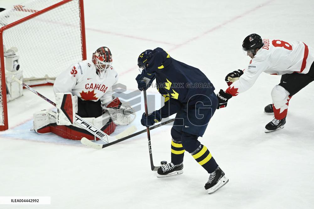 ICE HOCKEY WC SWEDEN-CANADA