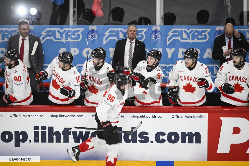 ICE HOCKEY WC SWEDEN-CANADA