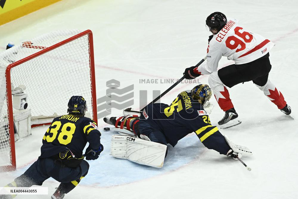 ICE HOCKEY WC SWEDEN-CANADA