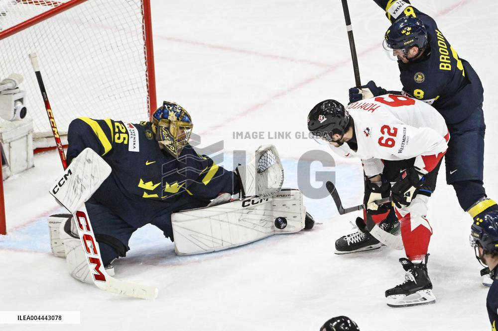 ICE HOCKEY WC SWEDEN-CANADA