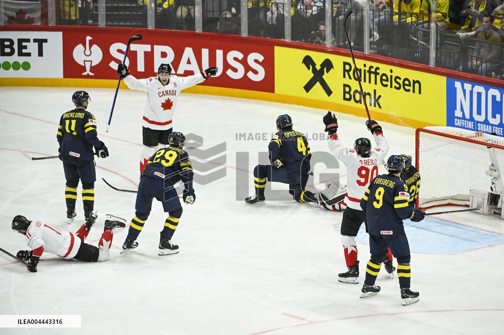 ICE HOCKEY WC SWEDEN-CANADA