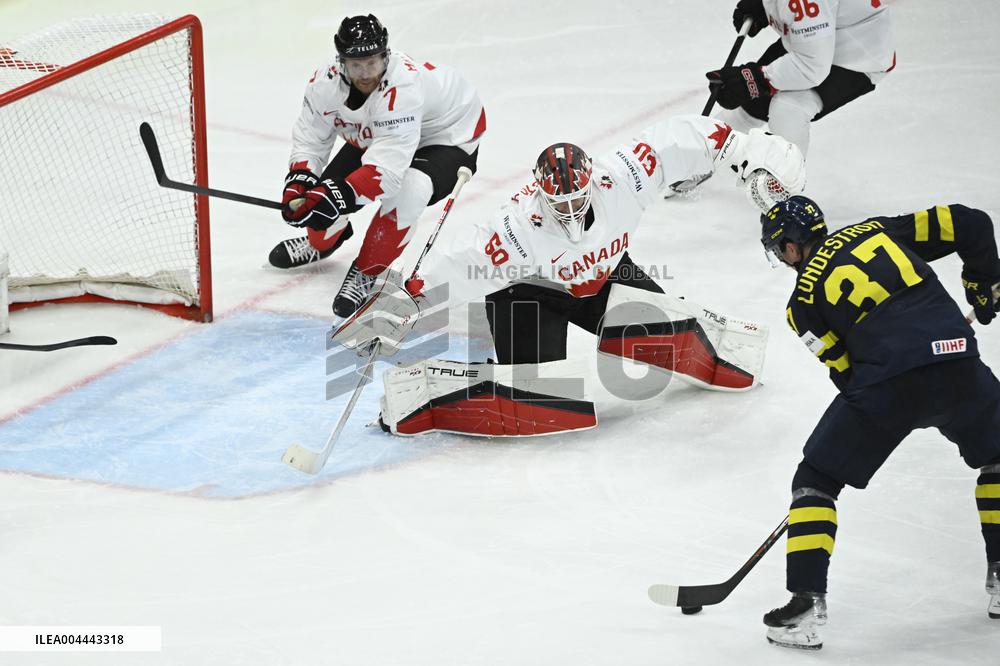 ICE HOCKEY WC SWEDEN-CANADA