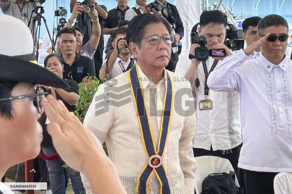 Philippine President Marcos Jr. visits Subic naval base