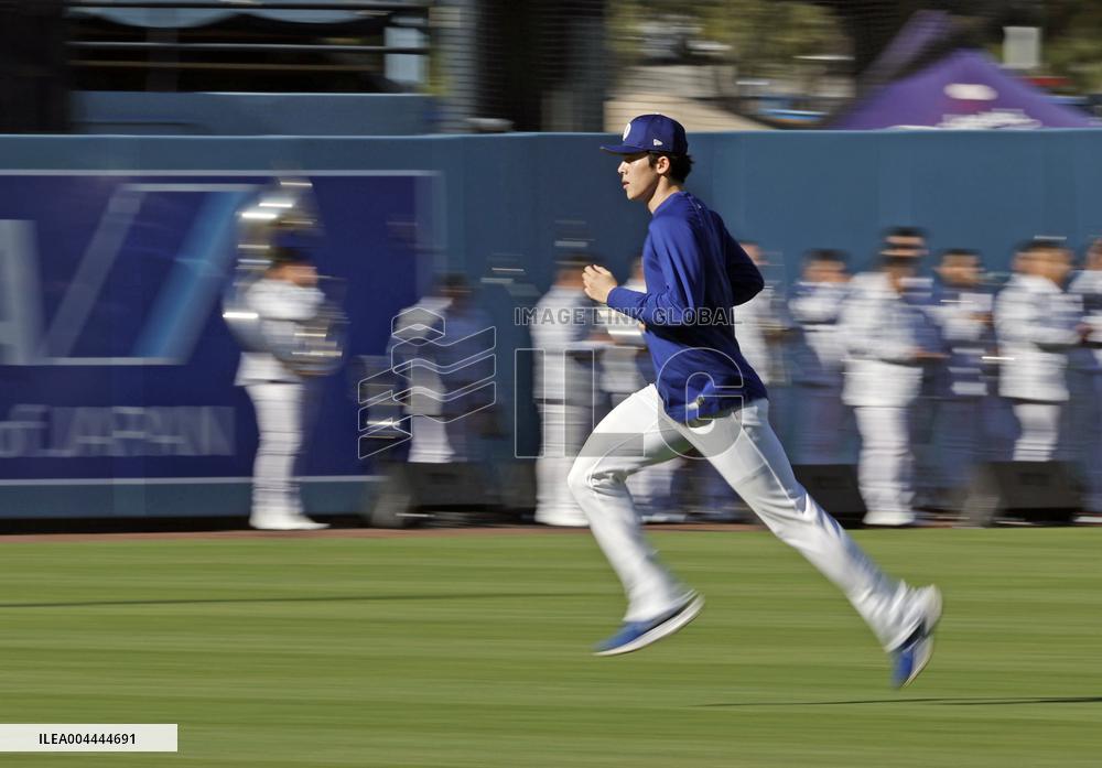CORRECTED: Baseball: Dodgers' Sasaki