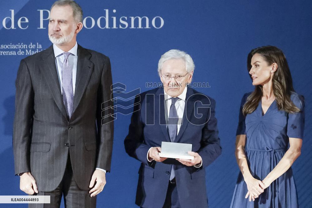 Royals At APM Journalism Awards - Madrid