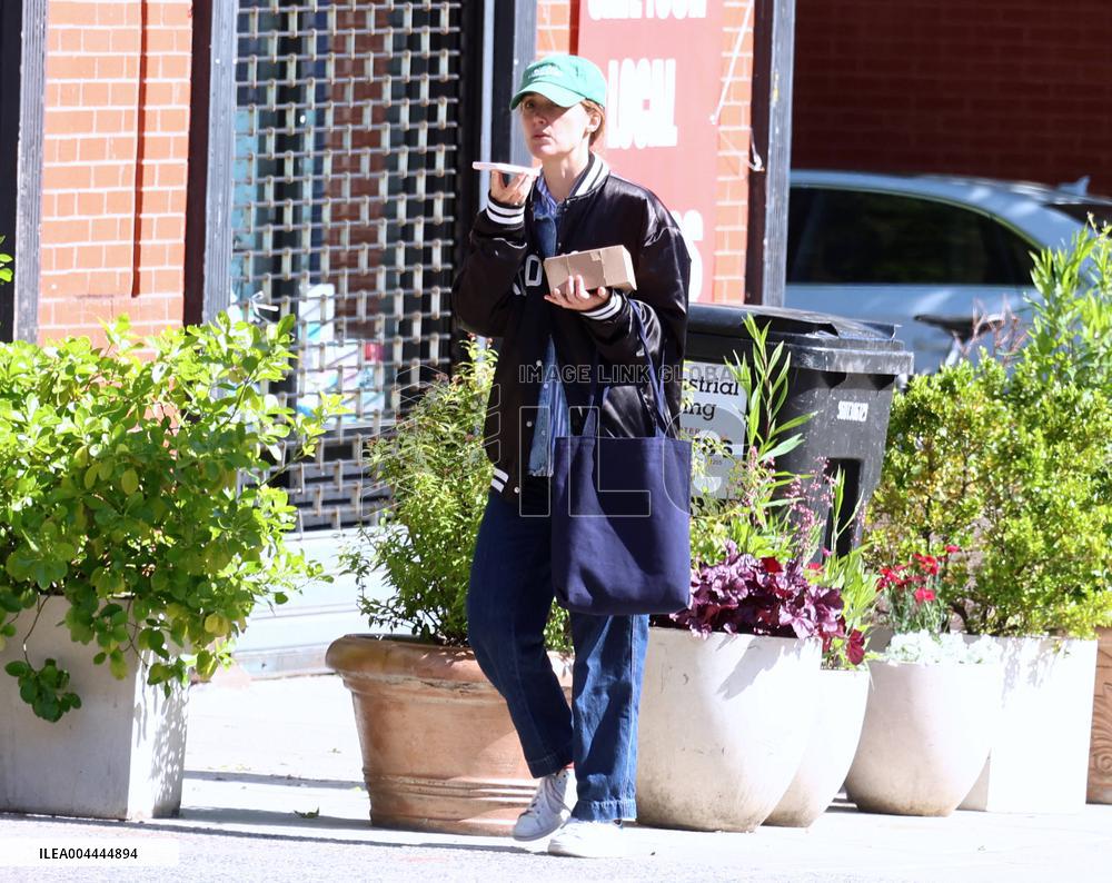 Rose Byrne Walks On The Street - NYC