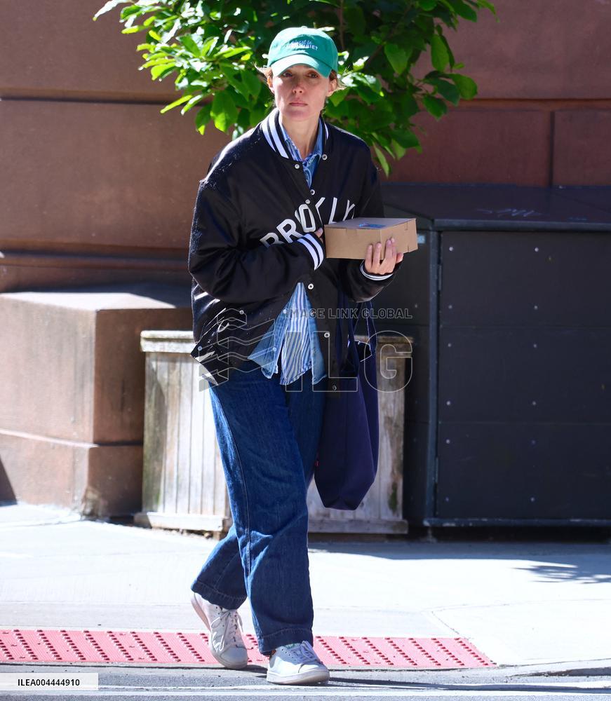 Rose Byrne Walks On The Street - NYC