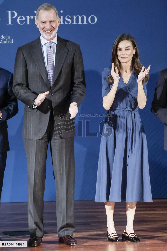 Royals At APM Journalism Awards - Madrid