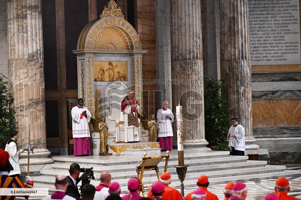 Pope Leo XIV Visits St. Paul Basilica - Rom