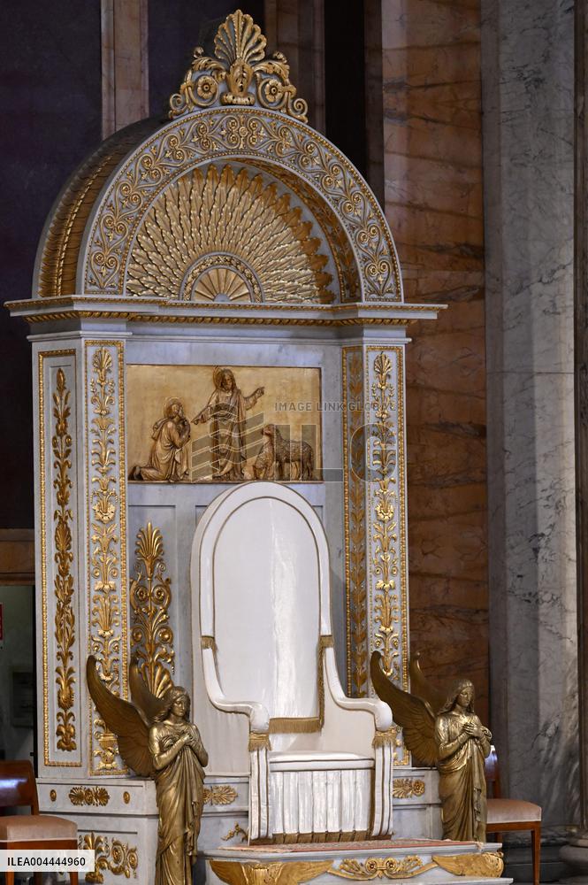 Pope Leo XIV Visits St. Paul Basilica - Rom