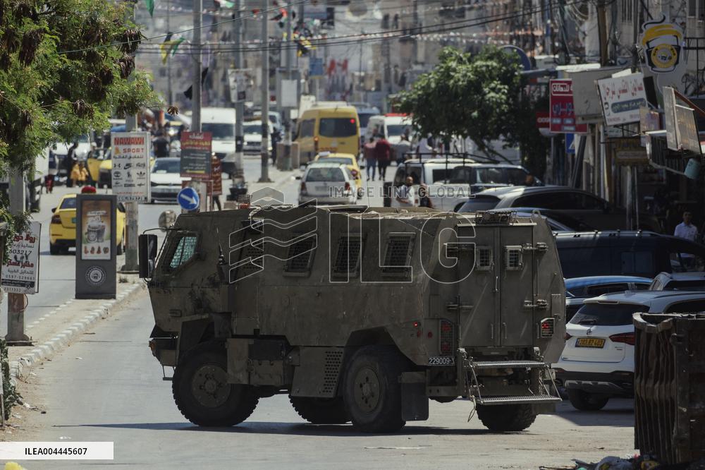Israeli Forces Raid Refugee Camp - Nablus